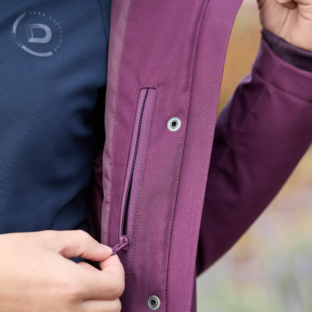 Dublin Children's Everyday Waterproof Jacket #colour_purple-violet