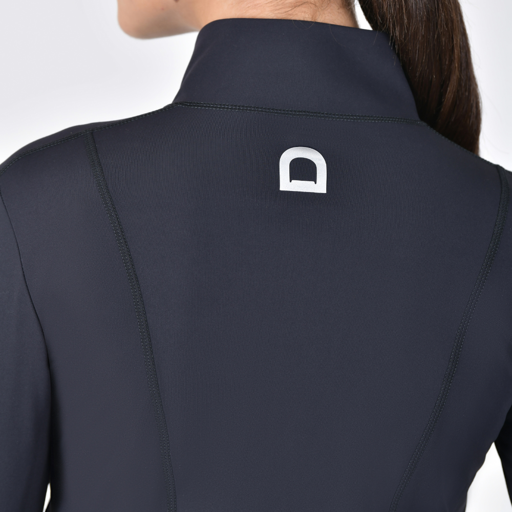 Dublin Ladies Versatile Fitted Zip Through Jacket #colour_black