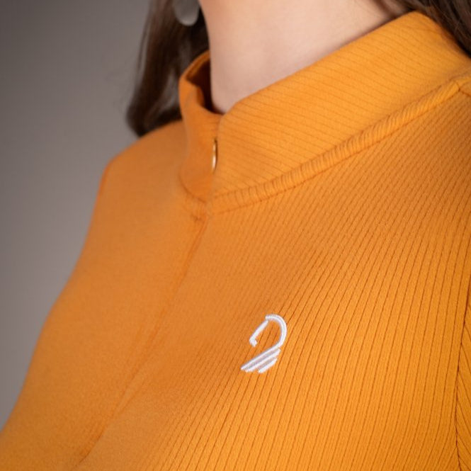 HKM Ladies Longsleeve Shirt -Arezzo Soft- #colour_mustard