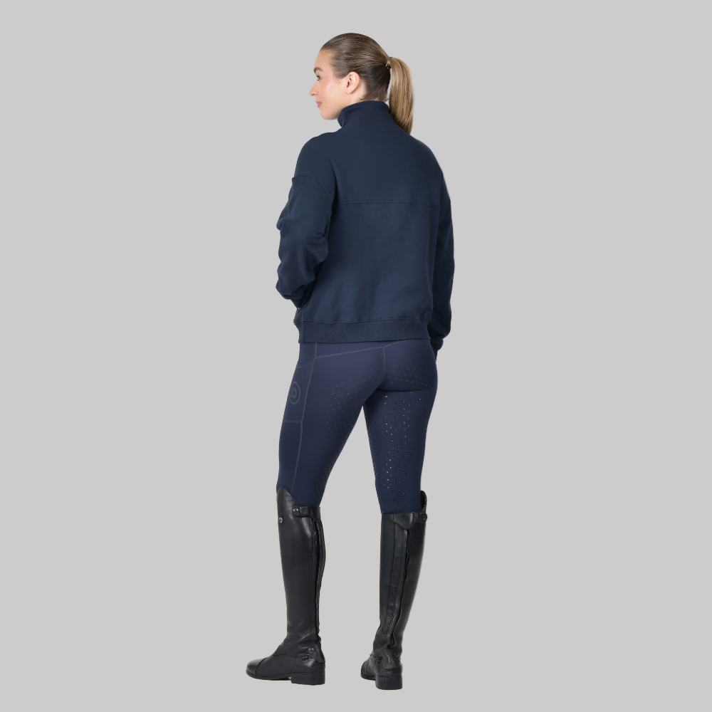 Dublin Ladies 1/4 Zip Fleece Pullover #colour_navy