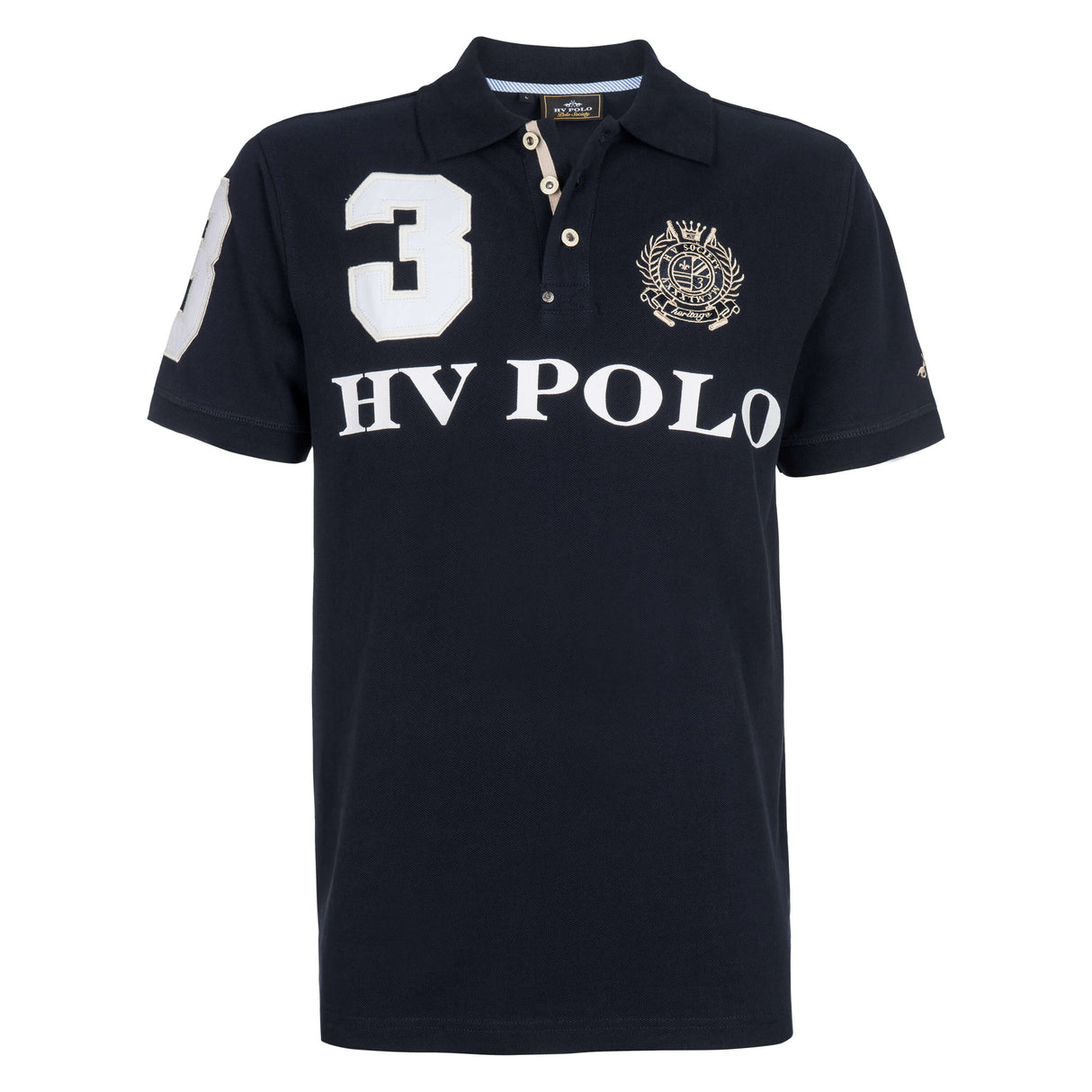 HV Polo Favouritas EQ Men's Polo Shirt #colour_navy