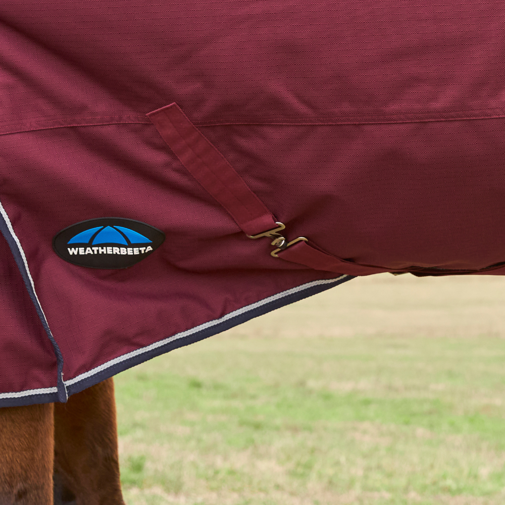 Weatherbeeta Comfitec Prelim 220G Combo Turnout #colour_burgundy-navy