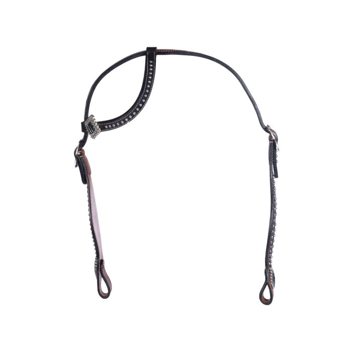 HKM One Ear Western Bridle - Arizona #colour_black/brown