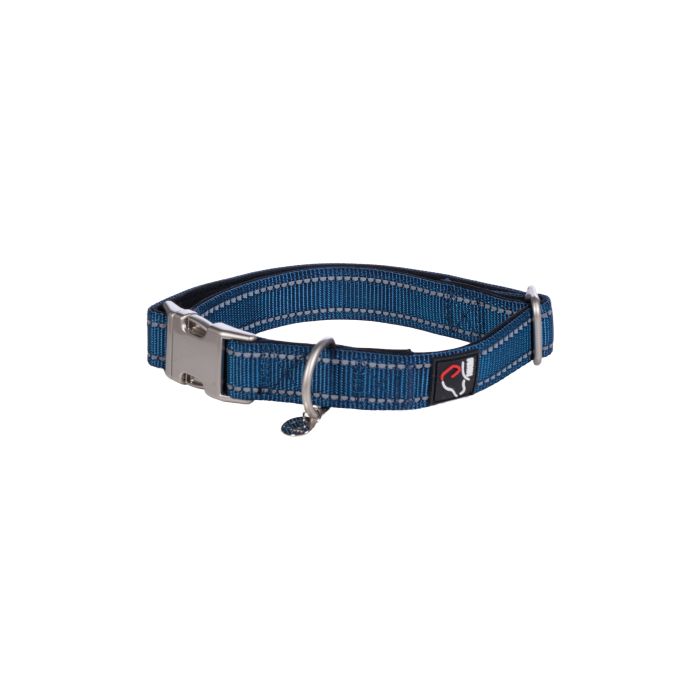 HKM Nylon Dog Collar -Anam Cara #colour_deep-blue