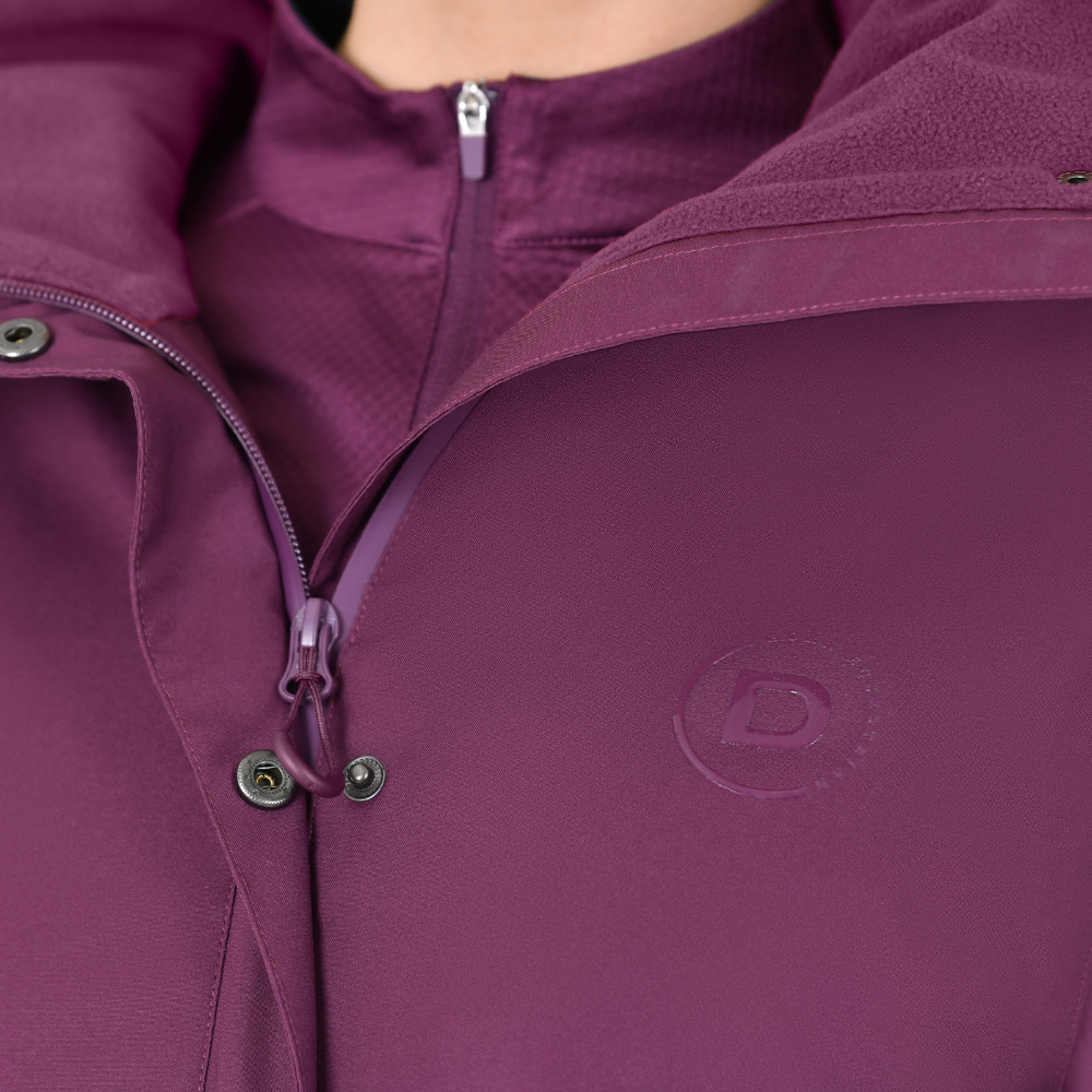 Dublin Ladies Everyday Waterproof Jacket #colour_purple-violet