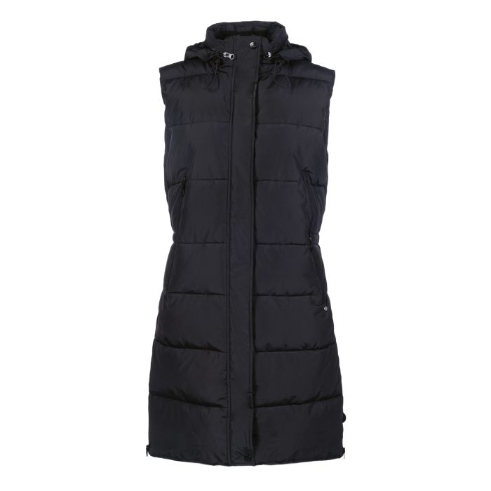 HKM Long Vest -Misty #colour_black