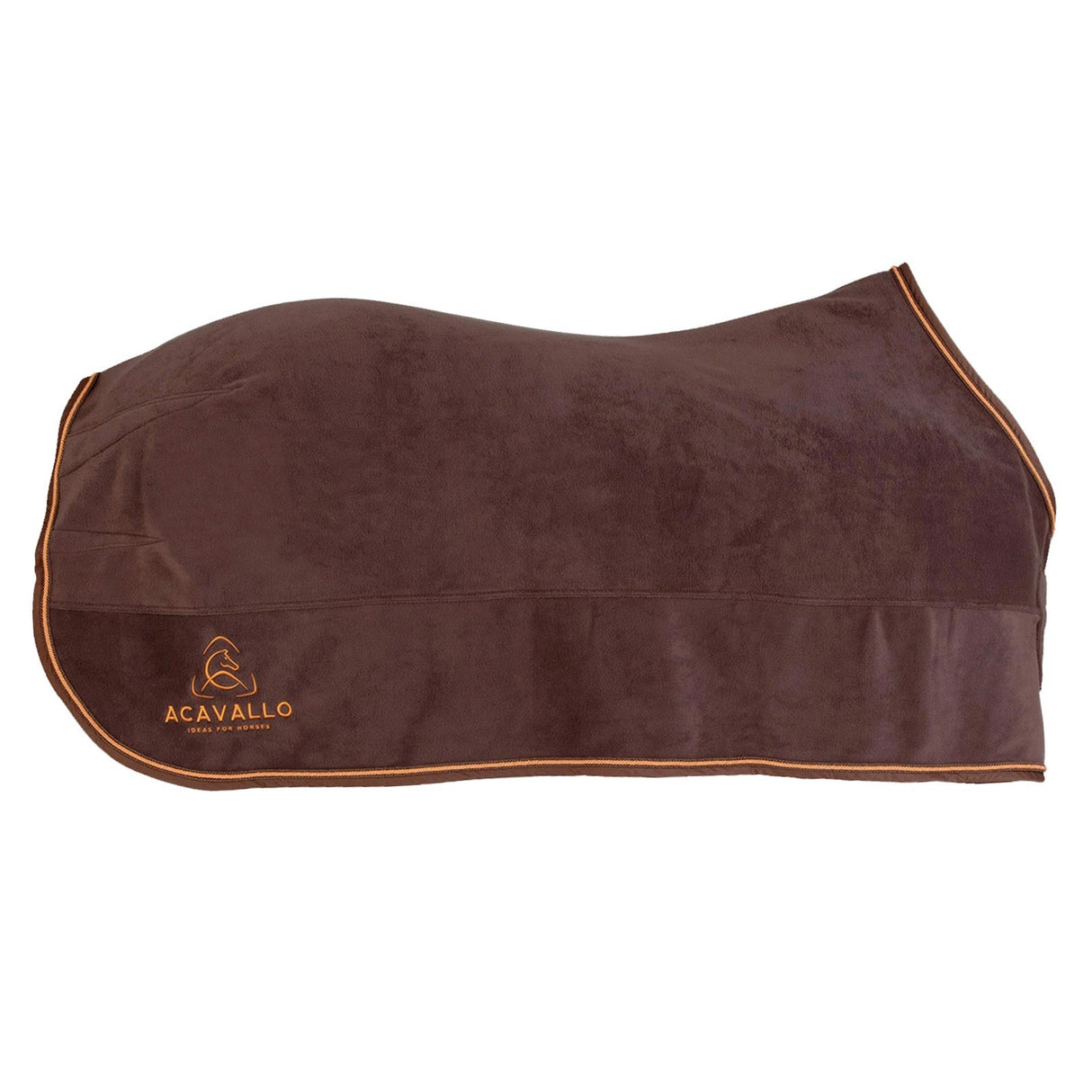 Acavallo Fleece Stable Rug 800G #colour_brown