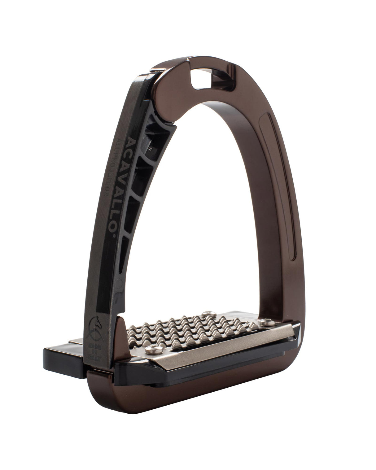 Acavallo Arena Alupro Junior Stirrups #colour_brown