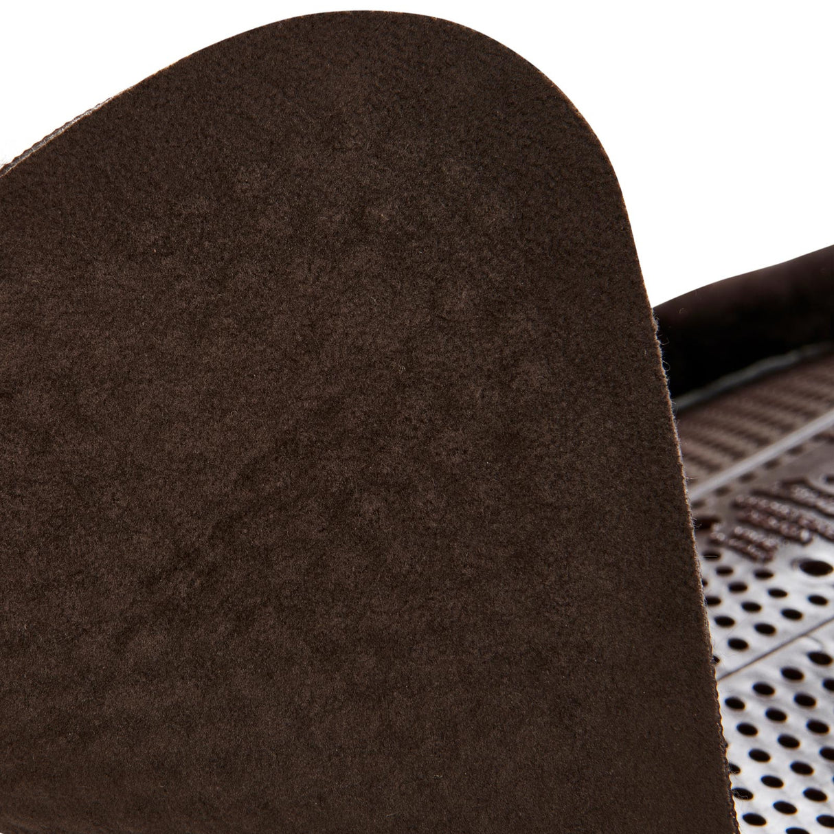 Acavallo Gel Ns-S Classic-S 1/2 Cut-Out Dri-Lex Flat #colour_brown-brown