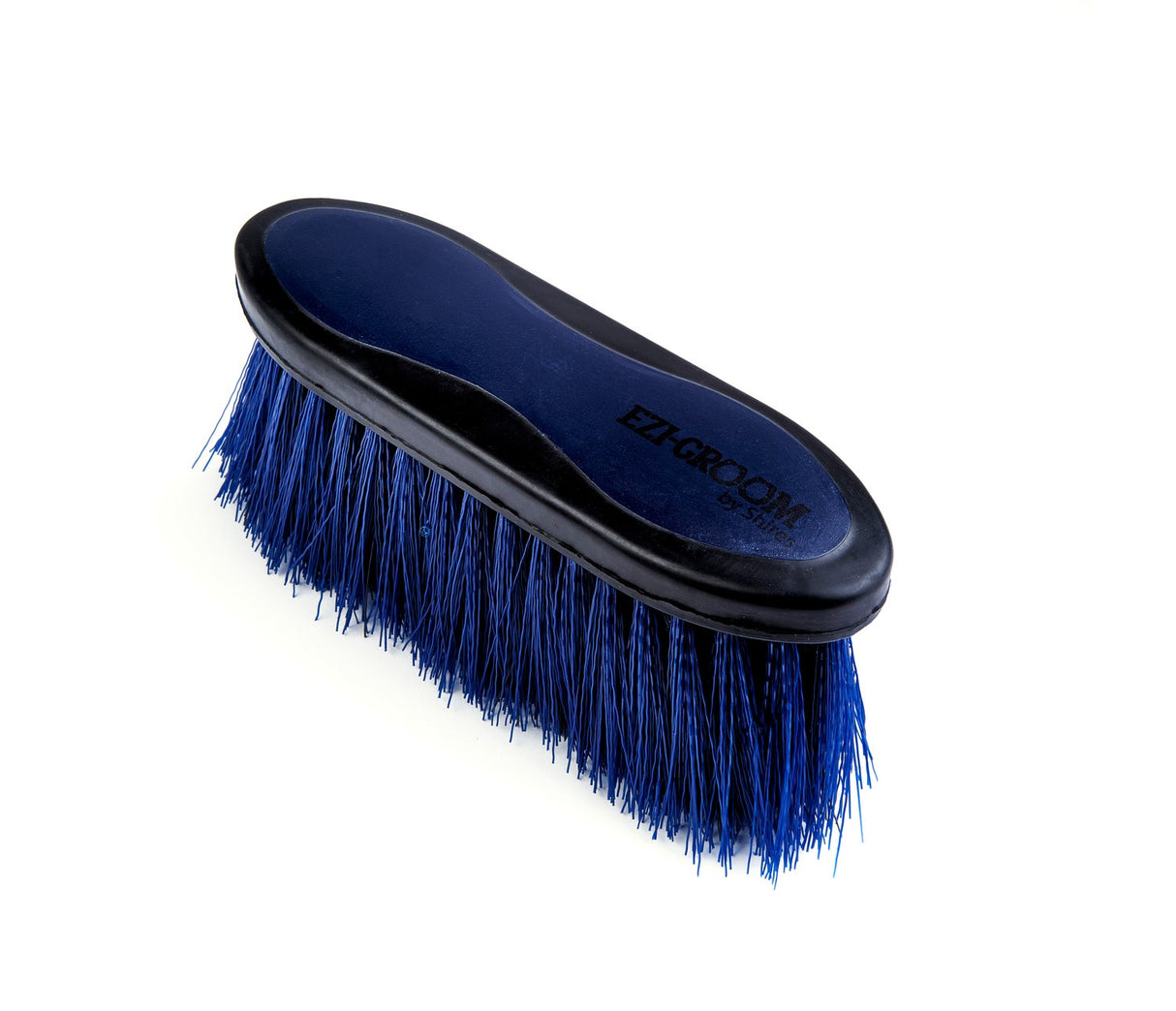 Shires Ezi-Groom Grip Long Bristle Dandy Brush #colour_navy
