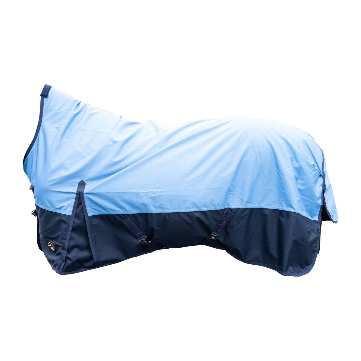 HKM 600D Light Highneck Rug -Norwich- #colour_navy-blue-light-blue