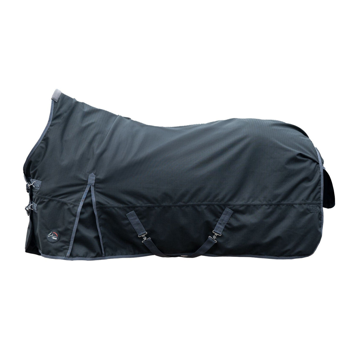 HKM 1200D 100g Highneck Rug -Glasgow- #colour_black