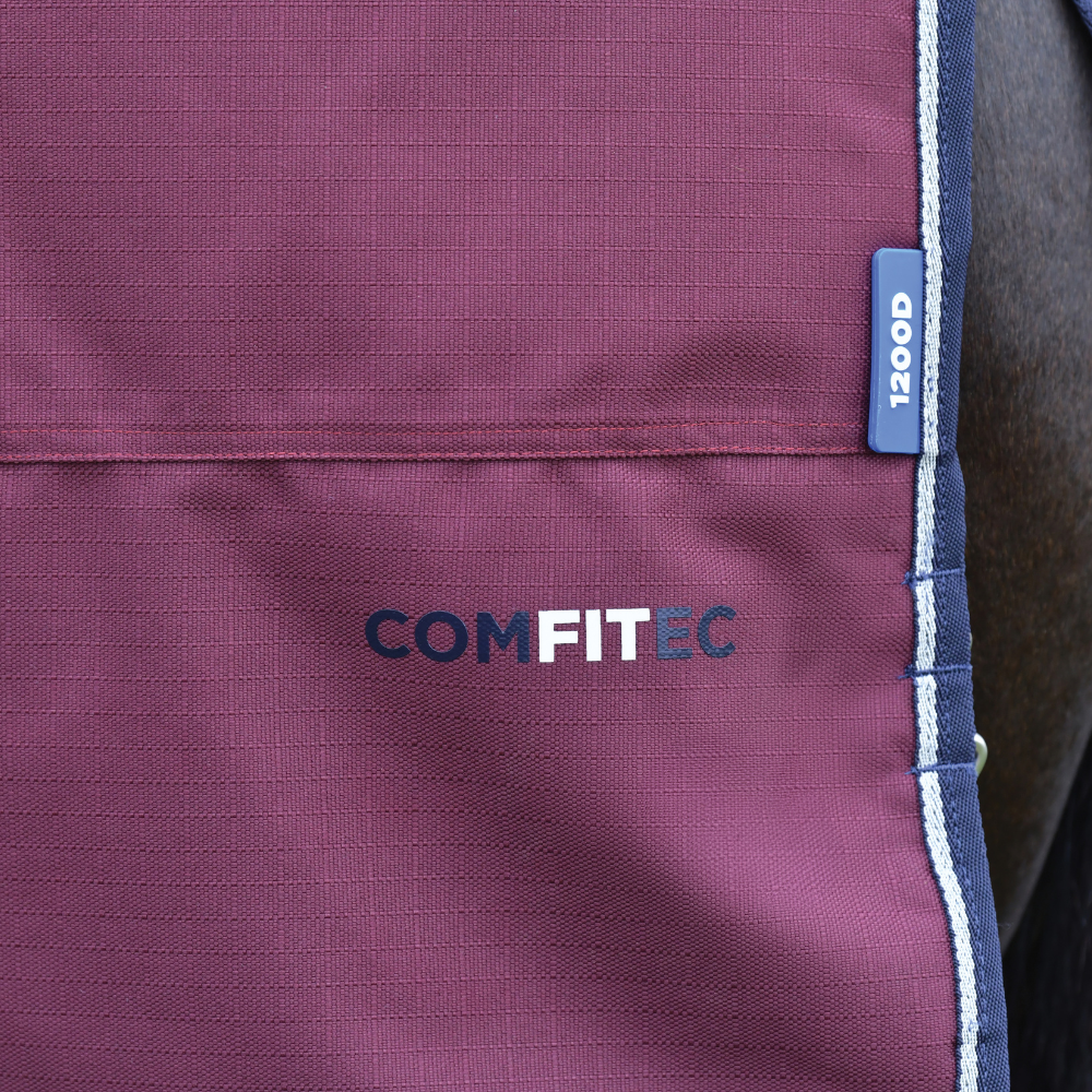 Weatherbeeta Comfitec Essential 220G Turnout #colour_burgundy-navy