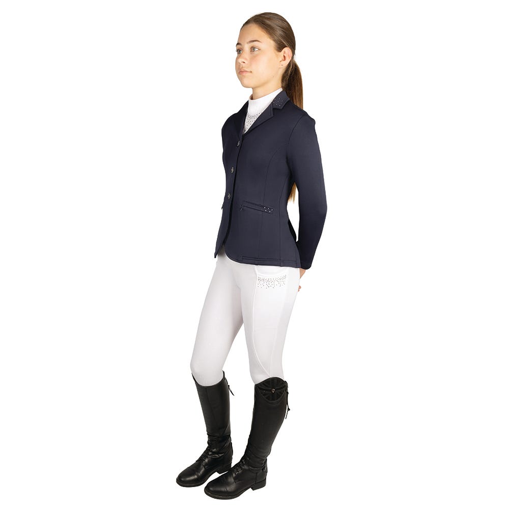 Hy Equestrian Children's Roka Regal Show Jacket #colour_navy
