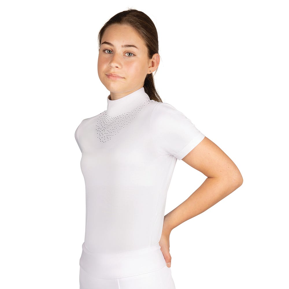 Hy Equestrian Children's Roka Regal Show Shirt #colour_white