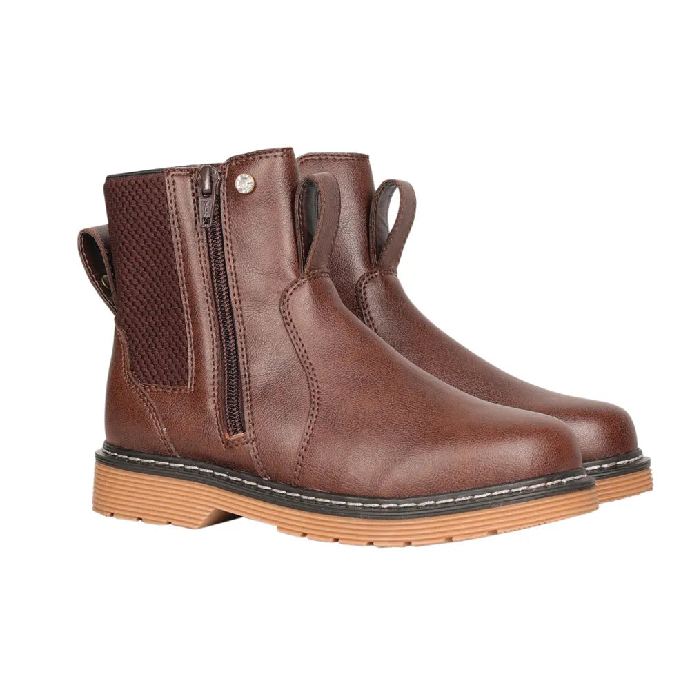 Hy Equestrian Children's Staden Chelsea Boot #colour_brown