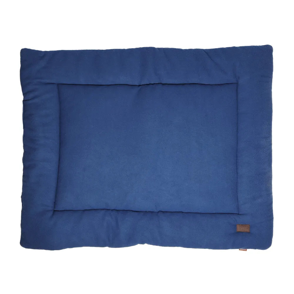 Benji & Flo Luxury Fleece Dog Bed #colour_rich-navy