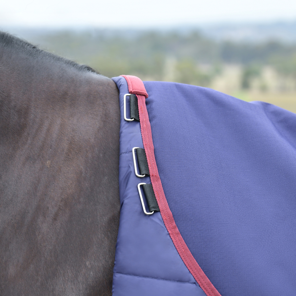 Weatherbeeta Comfitec Essential 0G Turnout #colour_navy-burgundy