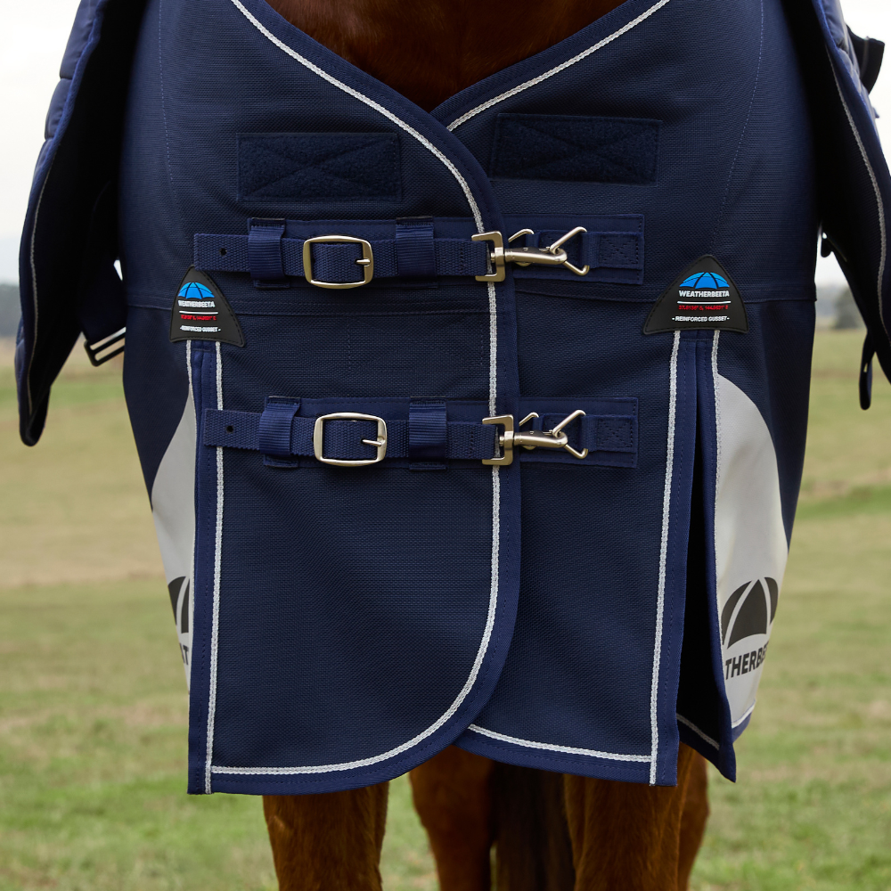 Weatherbeeta Comfitec Ultra 220G Detach-A-Neck Turnout #colour_navy
