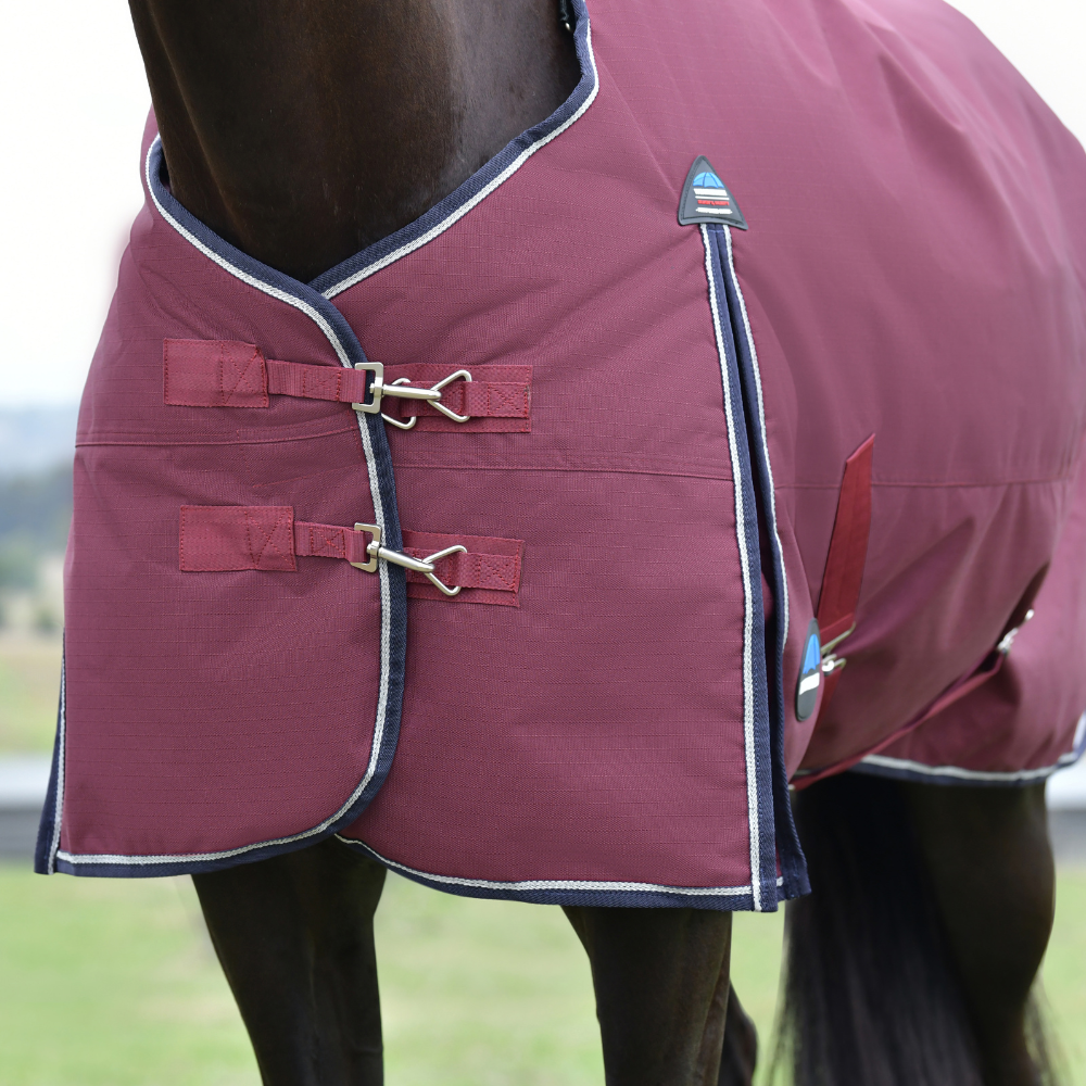 Weatherbeeta Comfitec Essential 0G Turnout #colour_burgundy-navy