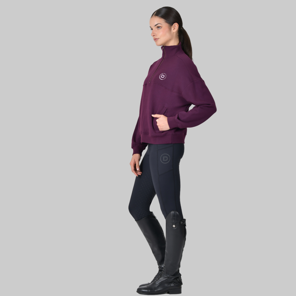 Dublin Ladies 1/4 Zip Fleece Pullover #colour_purple-violet