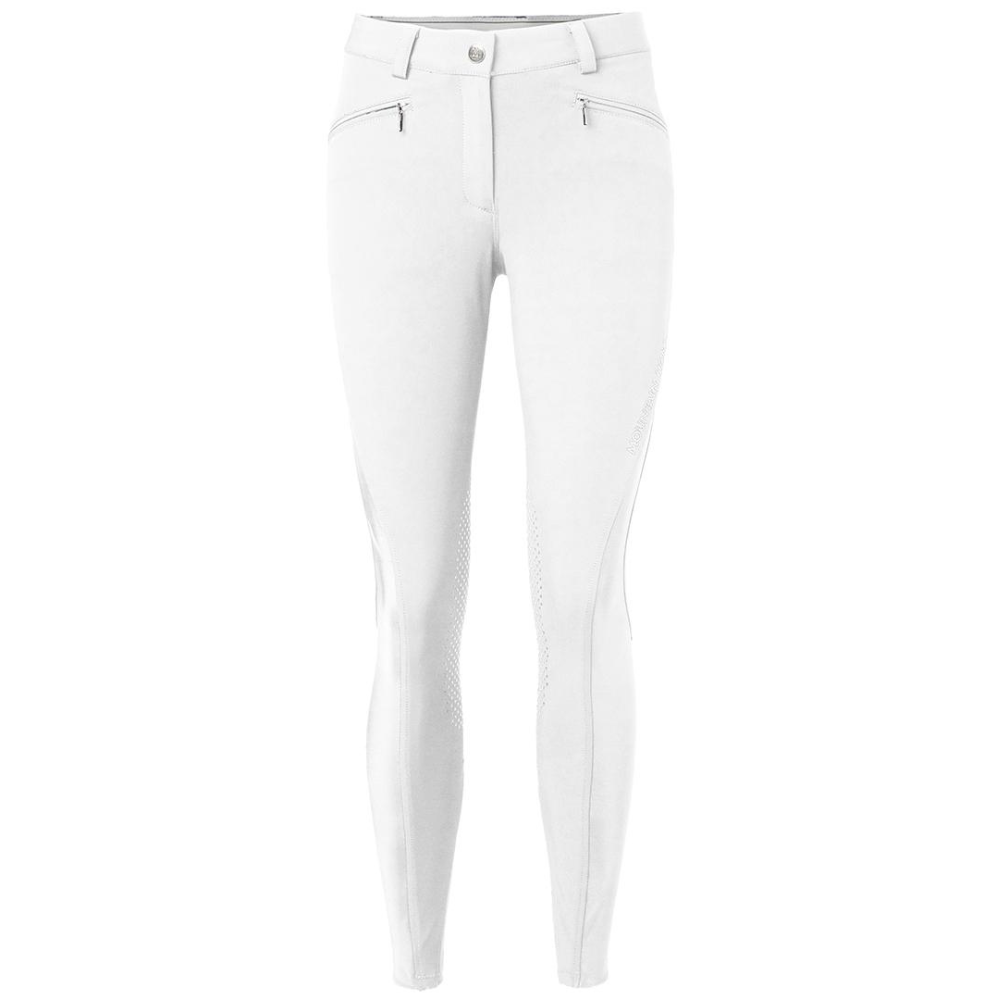 Mountain Horse Marilyn Flex 3/4 Grip Breeches #colour_white