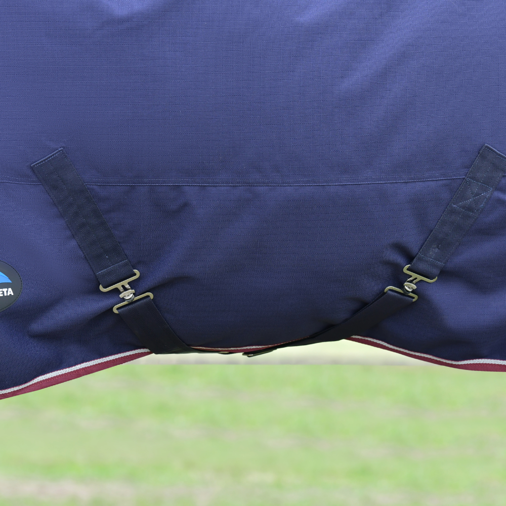 Weatherbeeta Comfitec Essential 50G Detach-A-Neck Turnout #colour_navy-burgundy