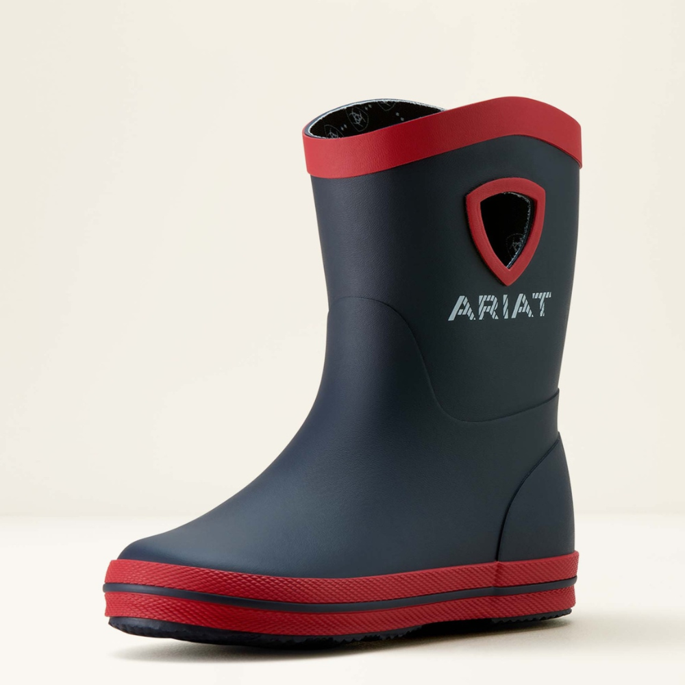 Ariat Youth Kelmarsh Rubber Boot #colour_team-navy