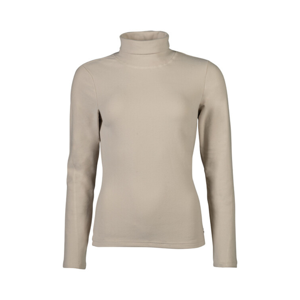 HKM Ladies Turtleneck Shirt -Eva- #colour_beige