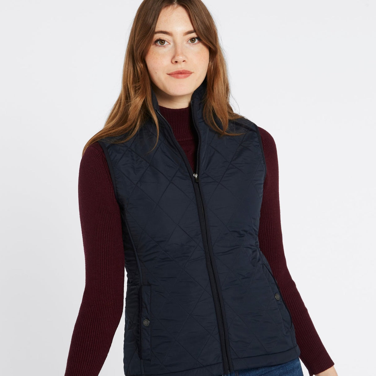 Dubarry Womens Heywood Gilet #colour_navy