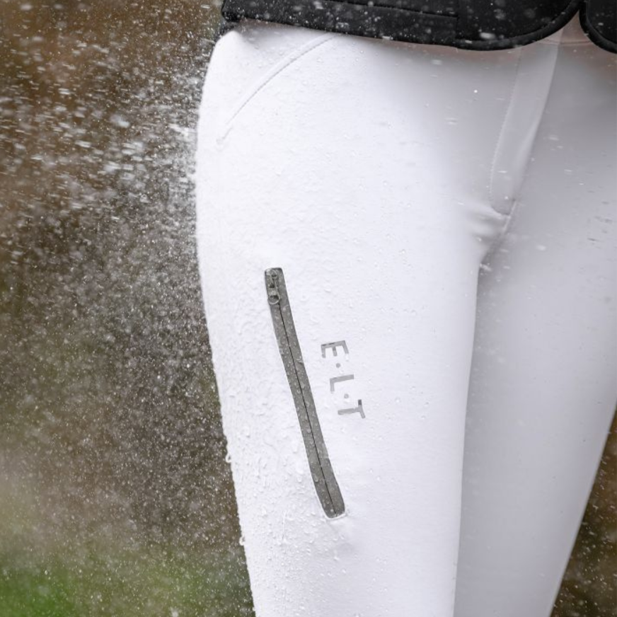 E.L.T Odette Ladies Silicone Breeches #colour_white