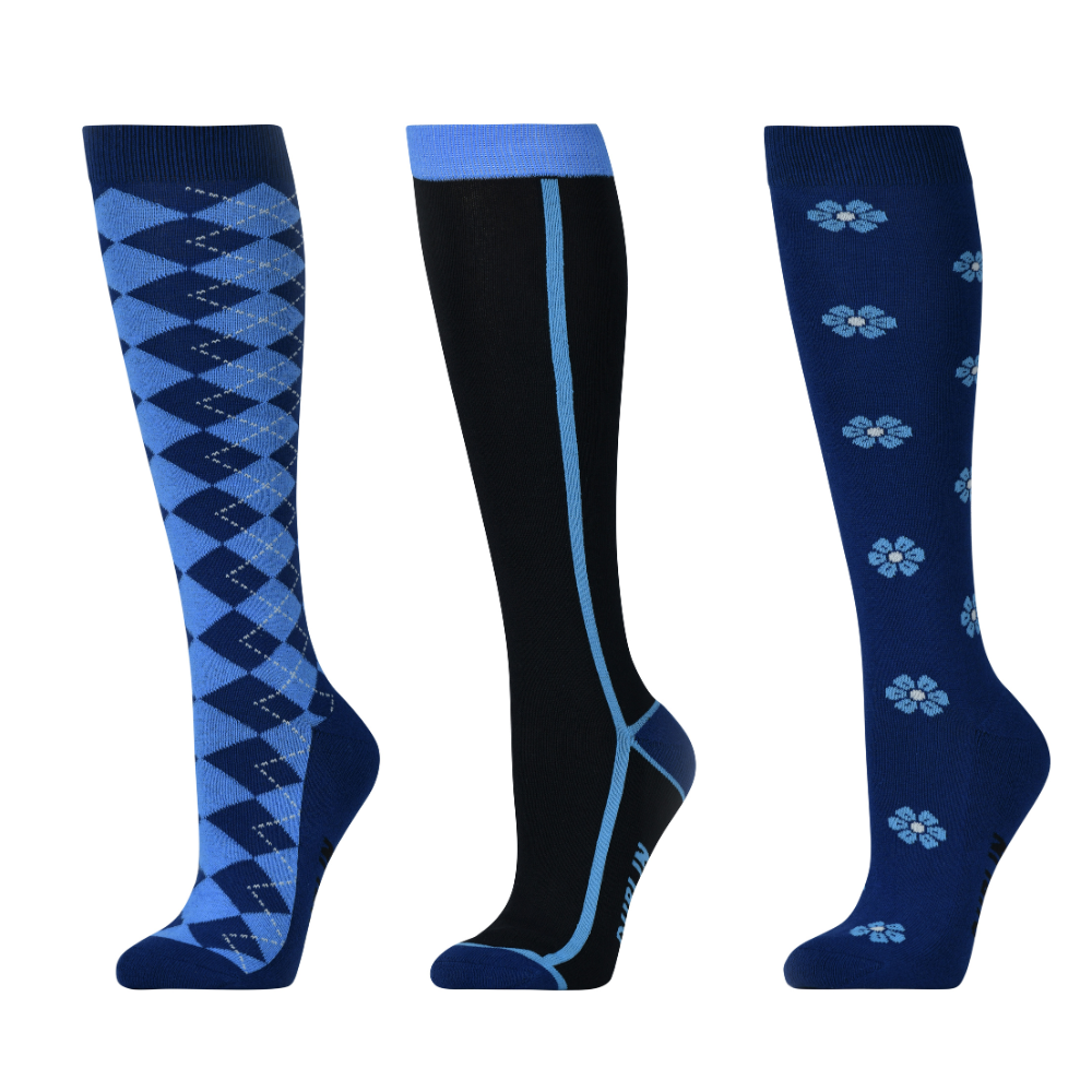 Dublin 3 Pack Socks Adults #colour_classic-royal-blue