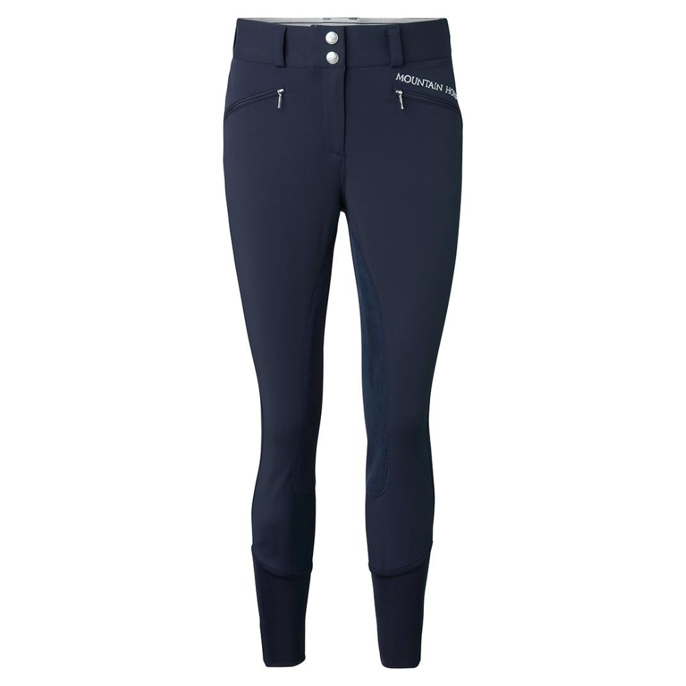 Mountain Horse Diana Full Seat Imitation Leather Breeches #colour_navy
