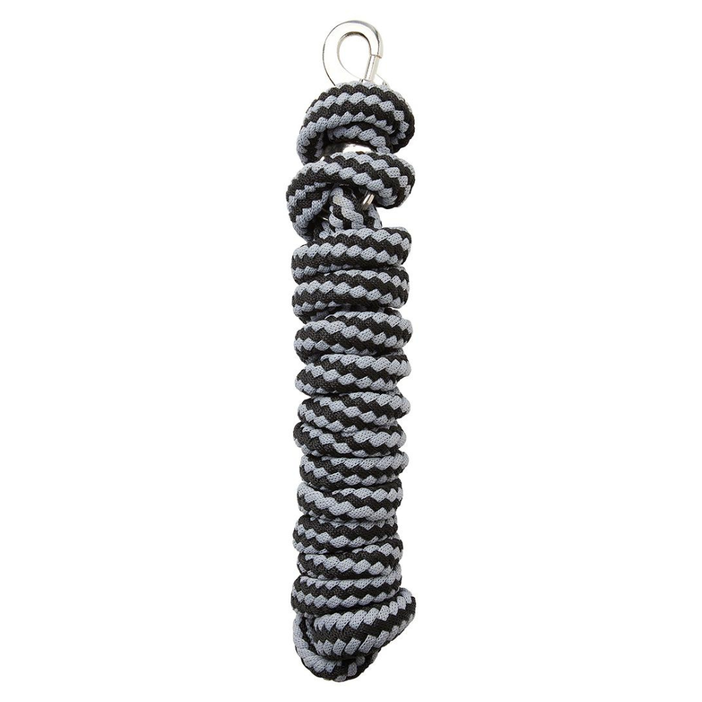 Mountain Horse Lead Rope #colour_black-silver-grey