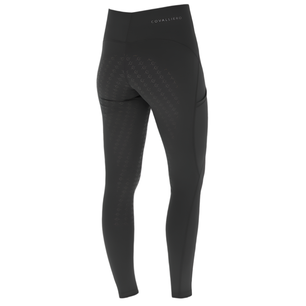 Covalliero Ladies Pull On Riding Tights #colour_black