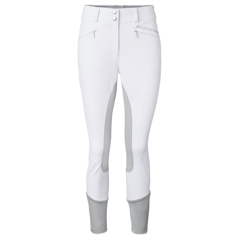 Mountain Horse Diana Full Seat Imitation Leather Breeches #colour_white