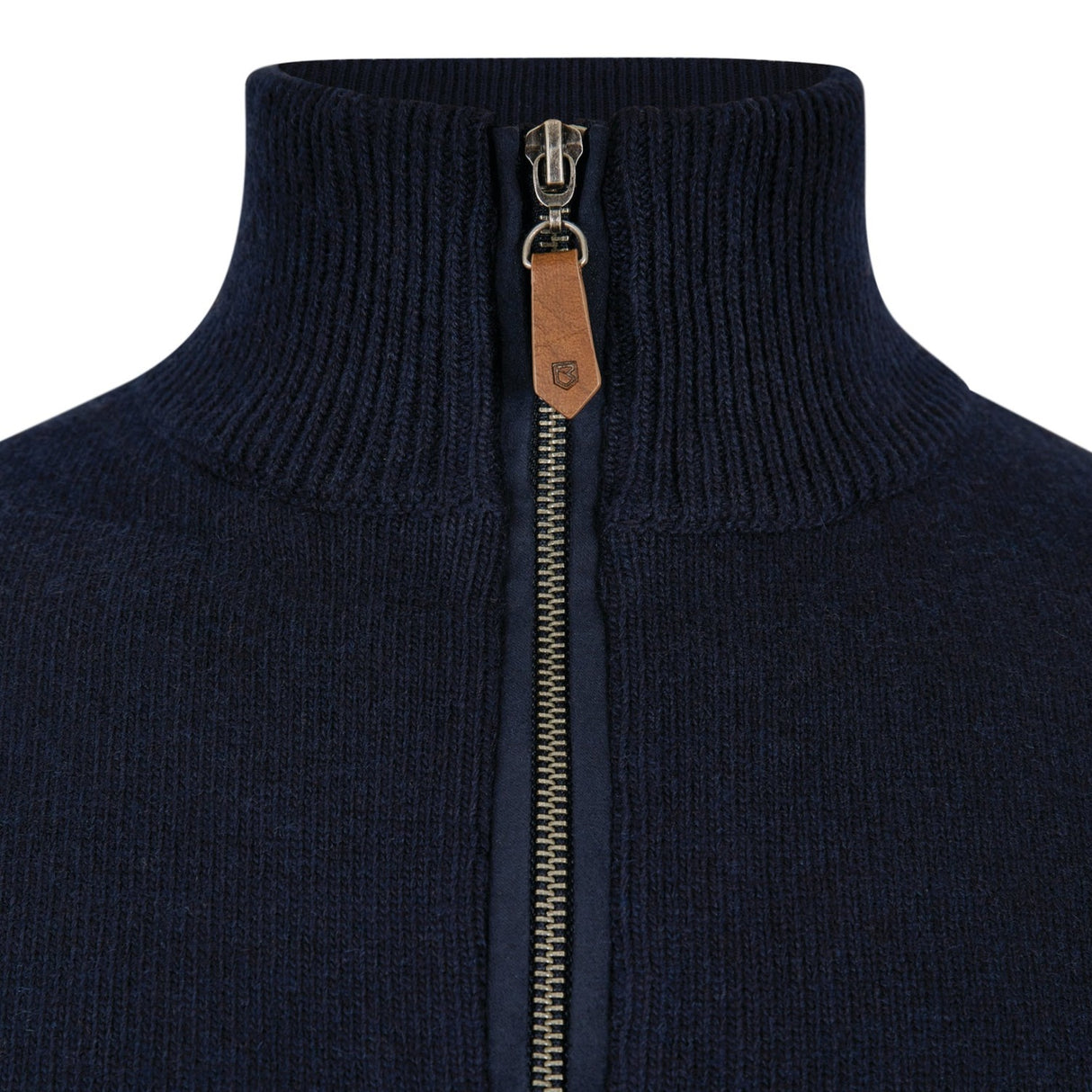 Dubarry Mens Feeney Zip Neck Sweater #Colour_navy