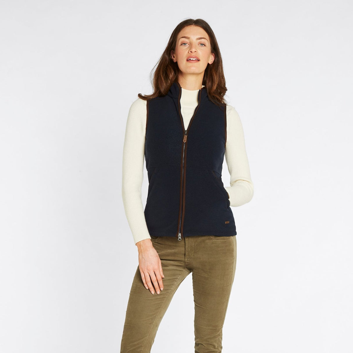 Dubarry Womens Carbury Gilet #colour_navy