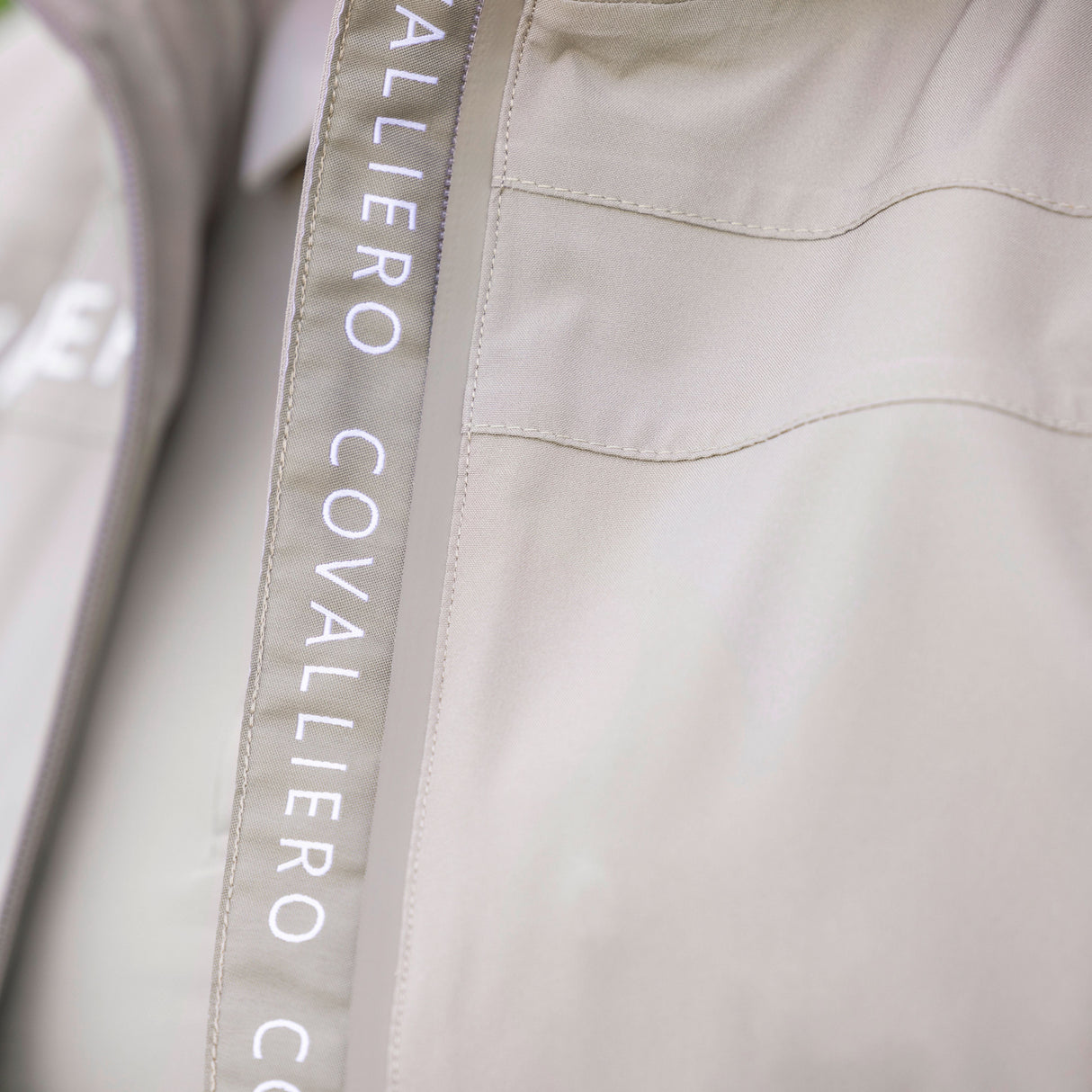 Covalliero Ladies Rain Jacket #colour_beige