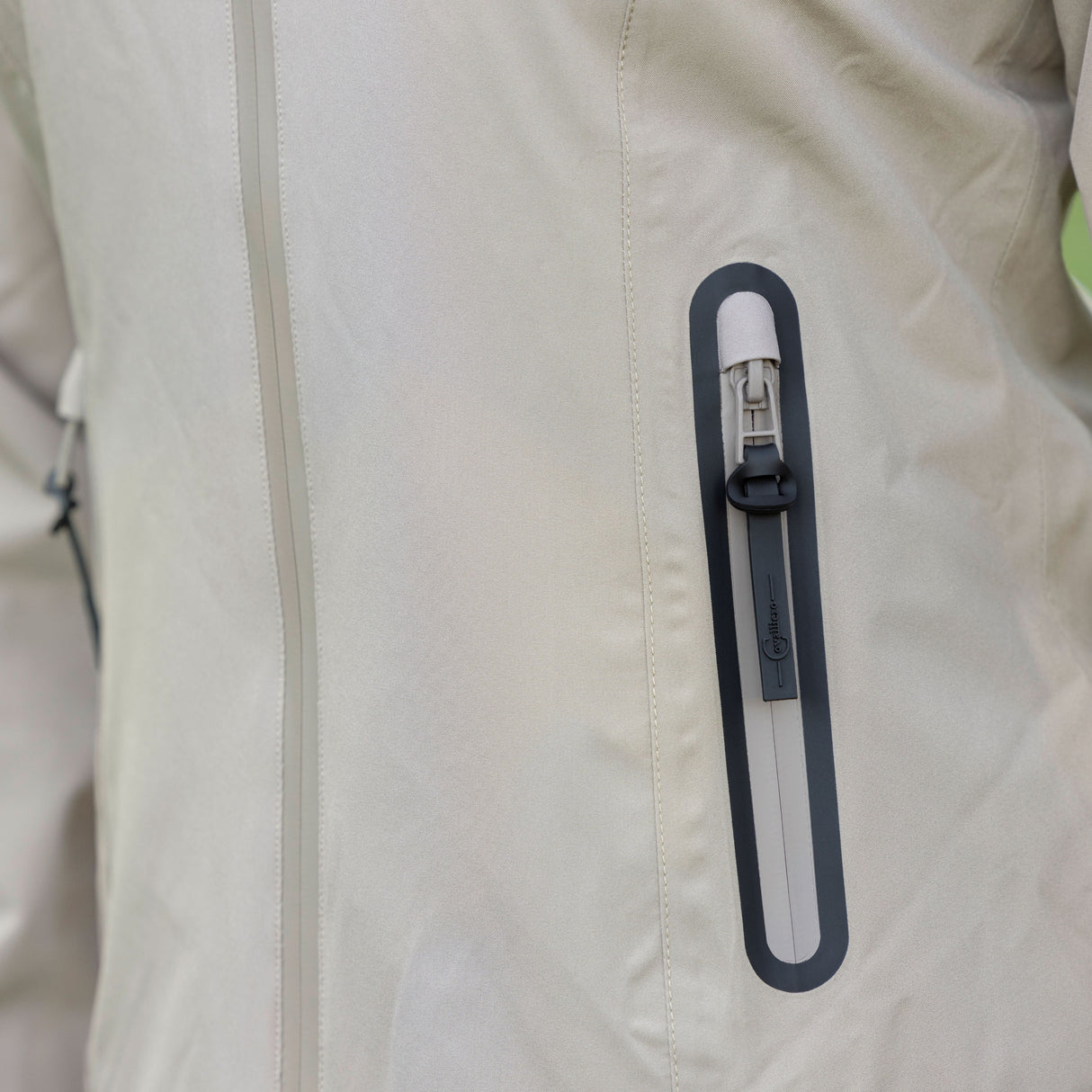 Covalliero Ladies Rain Jacket #colour_beige