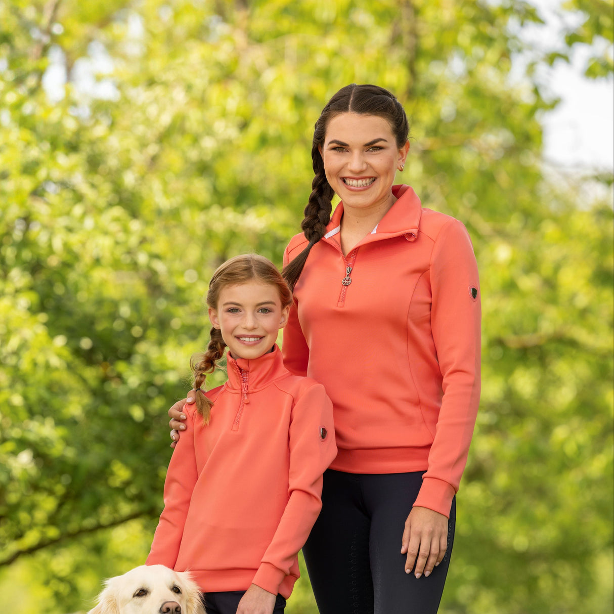 Covalliero Ladies Sporty Sweater #colour_coral