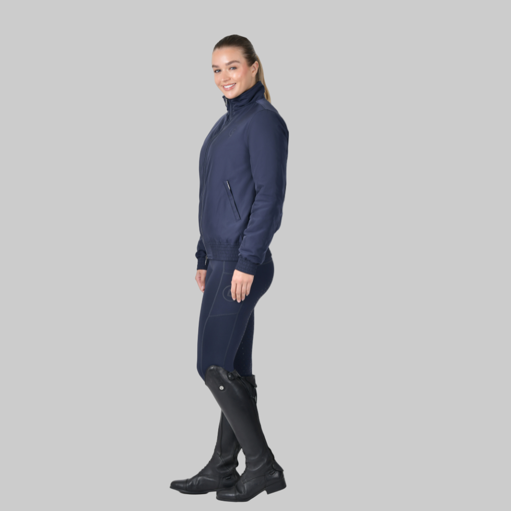 Dublin Zip Through Ladies Blouson Team Jacket #colour_navy