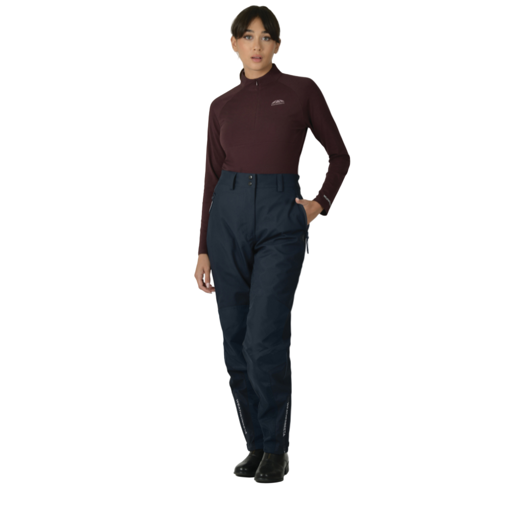 Weatherbeeta Ladies Rayne Waterproof Overtrousers II #colour_navy-white