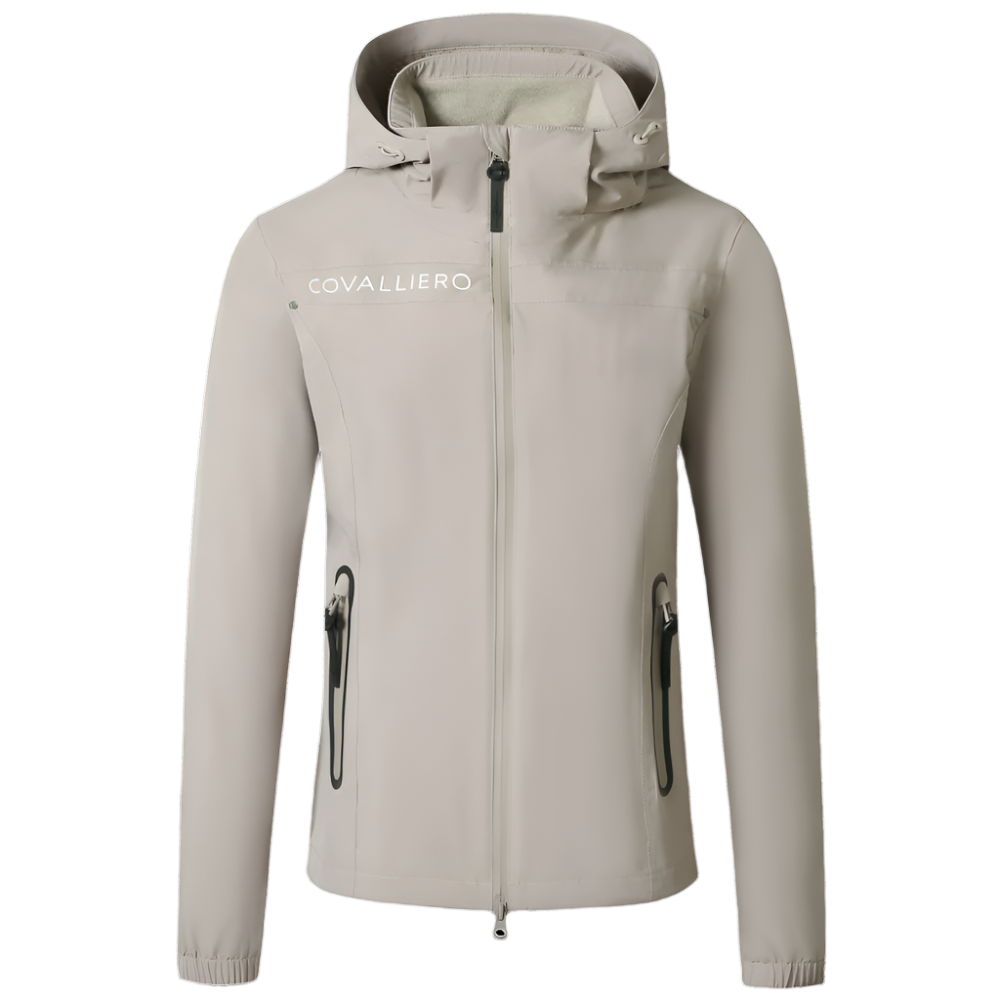 Covalliero Ladies Rain Jacket #colour_beige