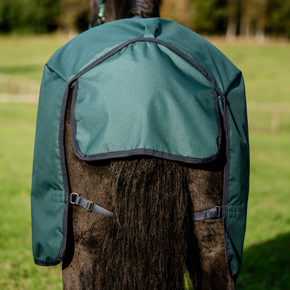 Horseware Ireland Amigo Ripstop 900D 200g Turnout Rug #colour_dynasty-green-navy-silver
