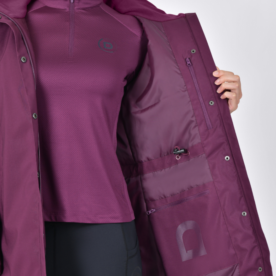 Dublin Ladies Everyday Waterproof Jacket #colour_purple-violet