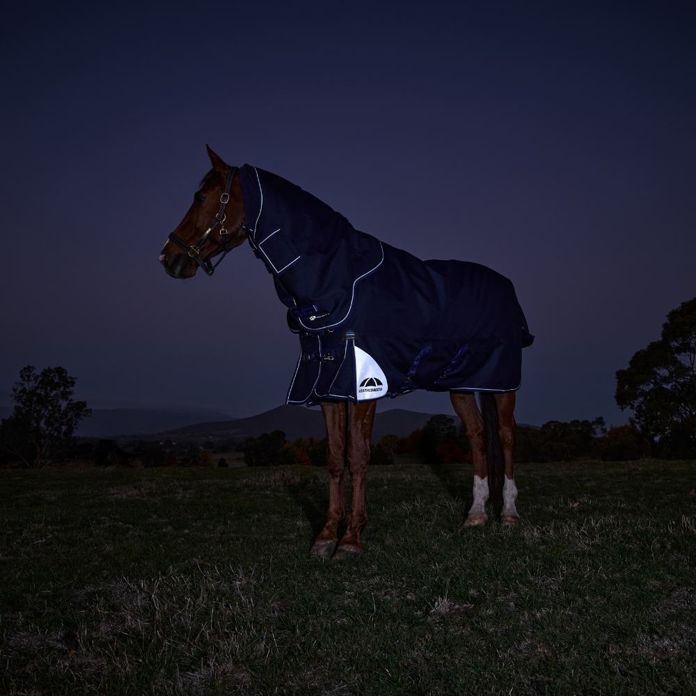 Weatherbeeta Comfitec Ultra 220G Detach-A-Neck Turnout #colour_navy