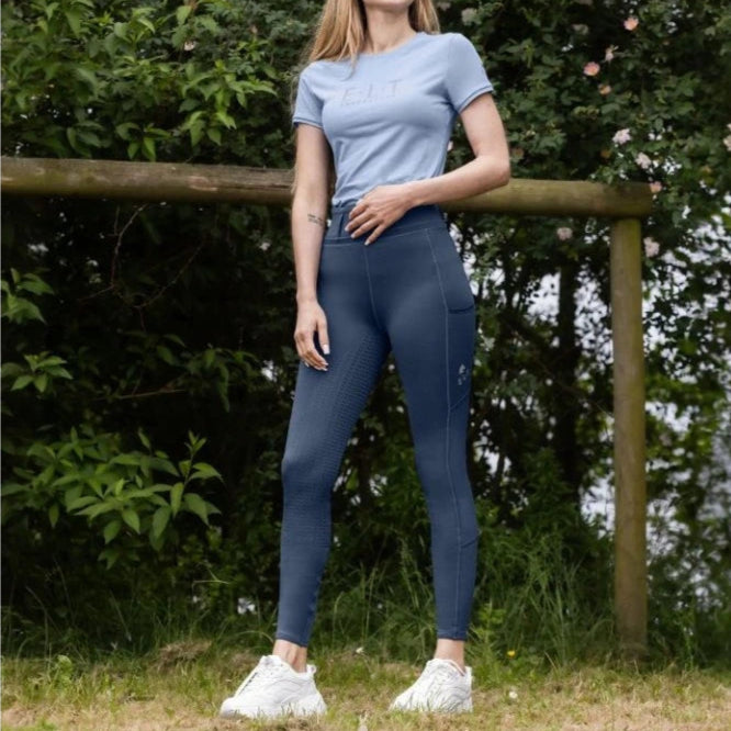 E.L.T Ella Child Riding Leggings #colour_denim-blue