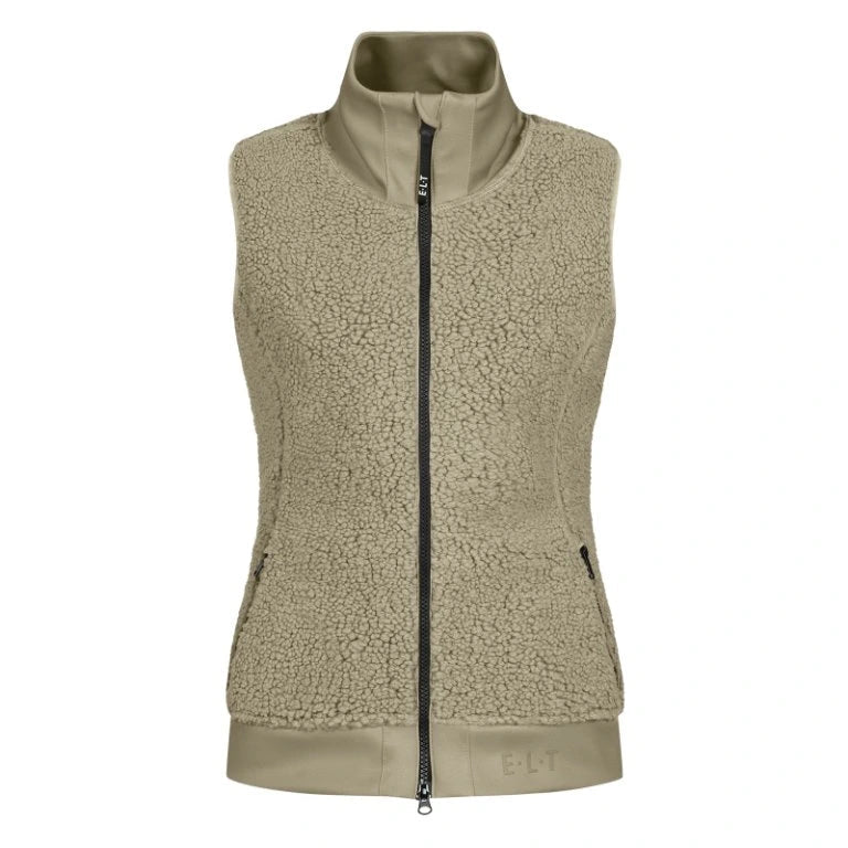 E.L.T Rotterdam Fleece Vest #colour_beige-grey
