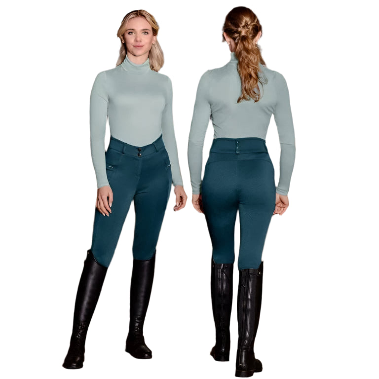 ELT Ladies Romy Glam Breeches #colour_petrol-blue
